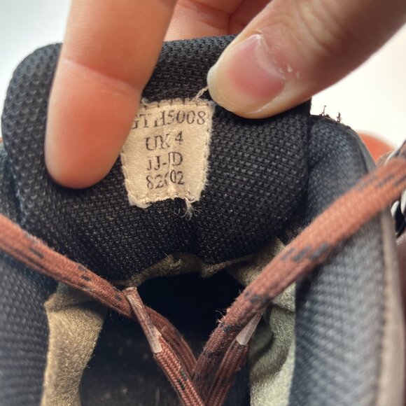 VINTAGE HAWKINS Gore-Tex Leather Walking Boots UK 4 Brown Leather boots Hiking - Picture 16 of 16
